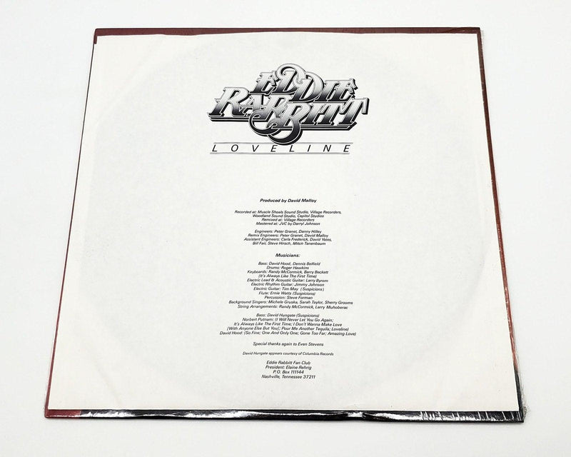 Eddie Rabbitt Loveline 33 RPM LP Record Elektra Records 1979 6E-181 5