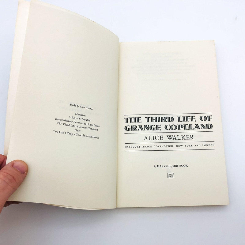 The Third Life Of Grange Copeland Paperback Alice Walker 1970 African American 7