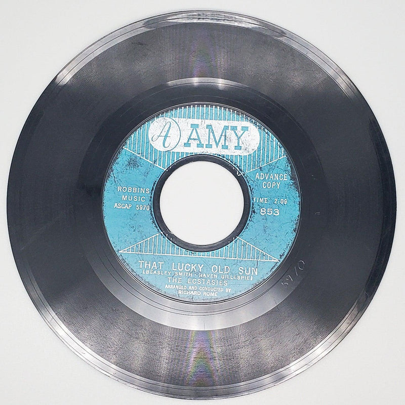 The Ecstasies That Lucky Old Sun Record 45 RPM EP 853 Amy 1962 Promo 1