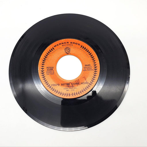 Petula Clark You'd Better Come Home Single Record Warner Bros 1965 5643 1