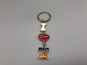 Philadelphia Key Chain Souvenir Trinket I Heart Philly Bell Sparkle Epoxy 4