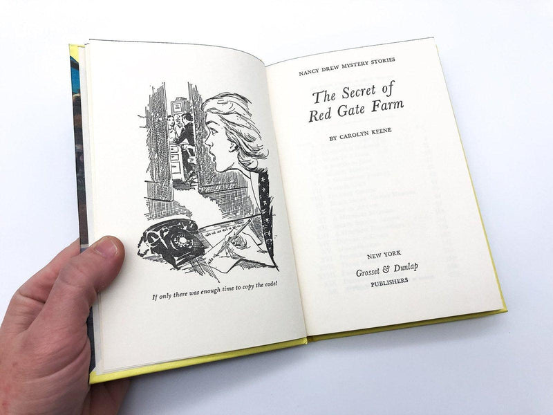 Nancy Drew The Secret of Red Gate Farm No 6 Carolyn Keene 1961 Grosset Matte 6