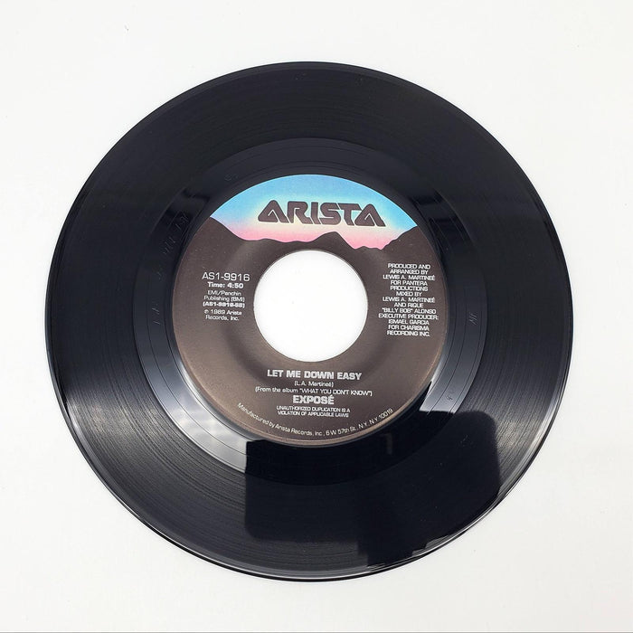 Exposé Tell Me Why Single Record Arista 1989 AS1-9916 4