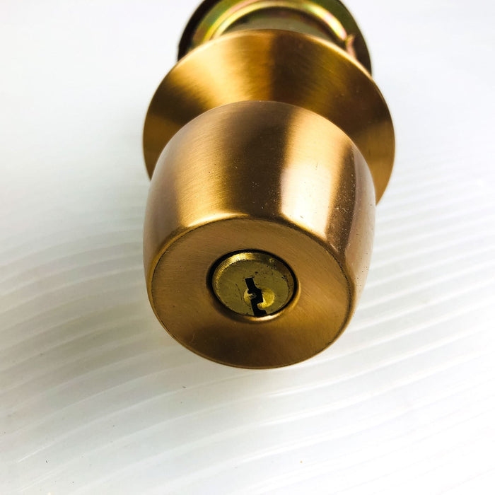 Arrow 351 Panic Proof Door Knob Lockset Keyed Cylinder DCR X10 Satin Bronze 5