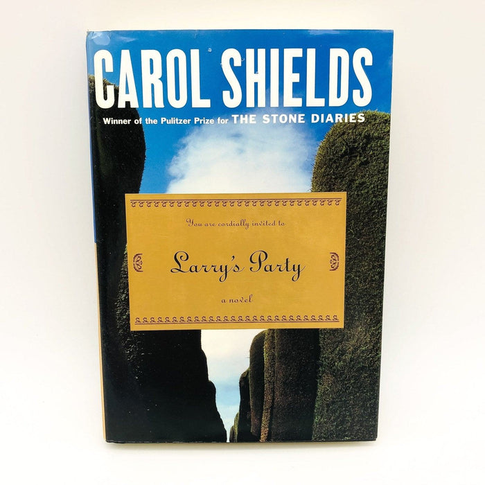 Larry's Party Hardcover Carol Shields 1997 Human Experience Death Funeral Signed 1