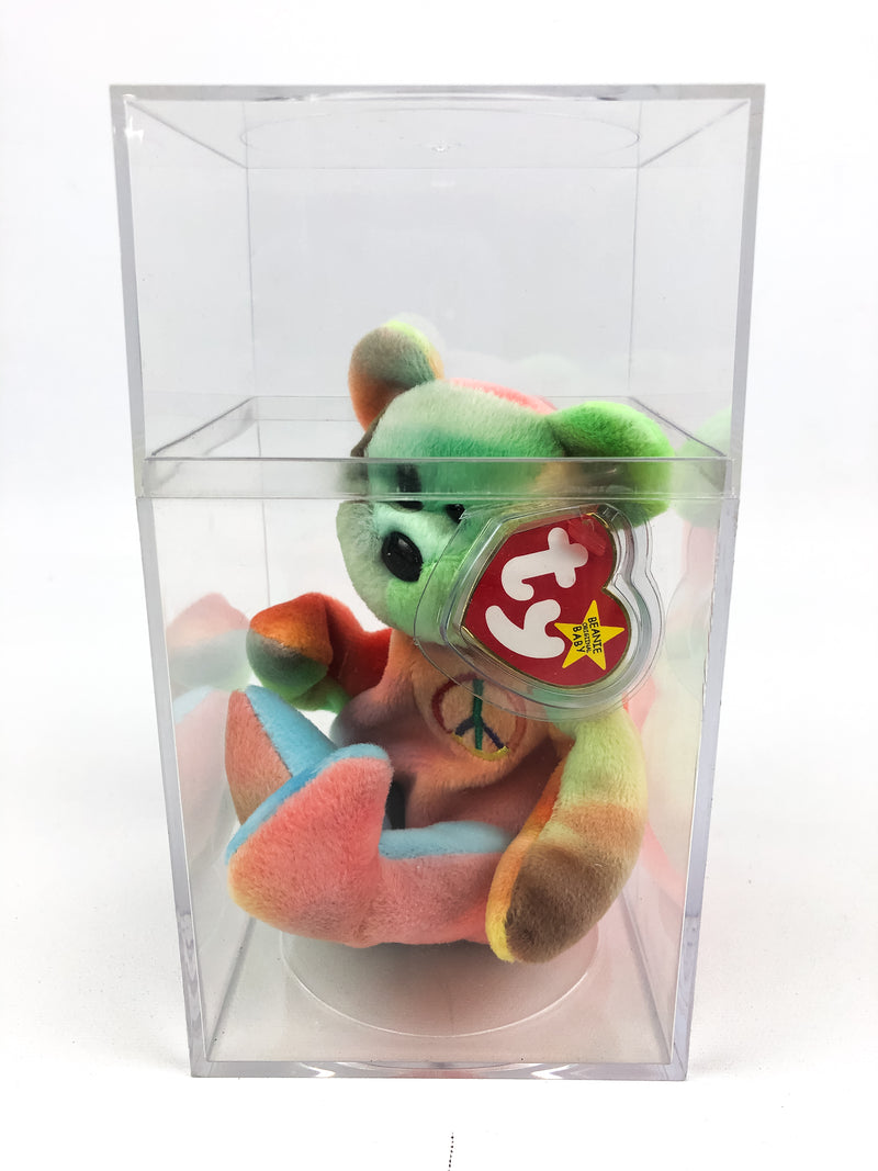 Original Peace Beanie Baby, February 1, 1996 Handmade in China No Stamp No Style