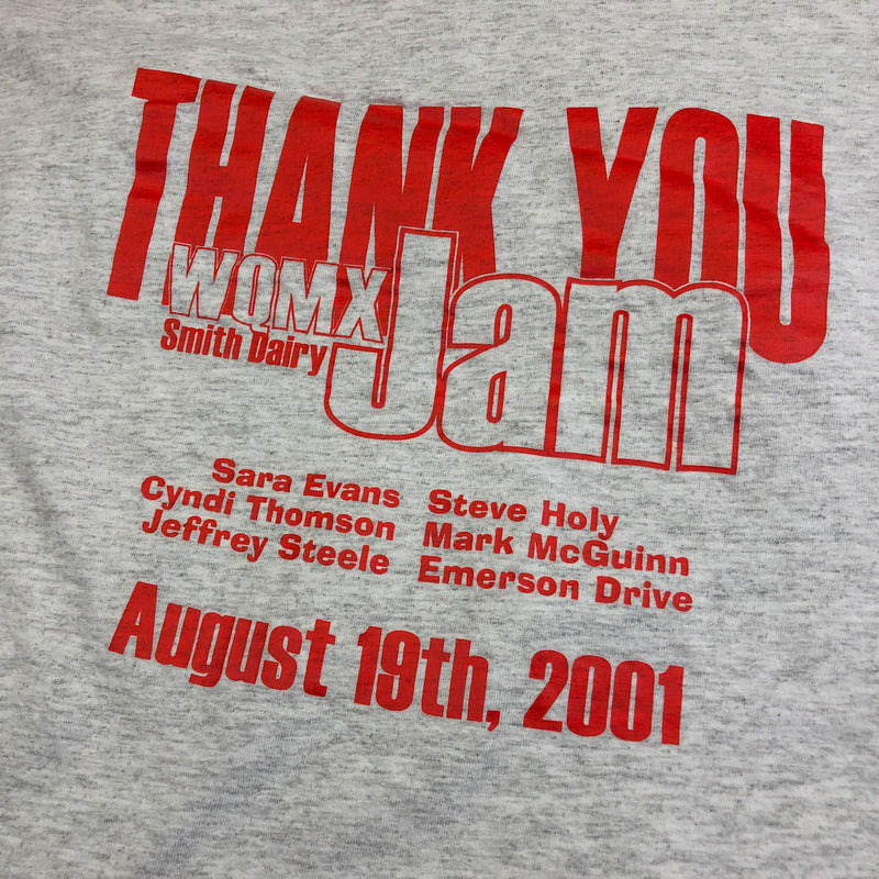 Vintage Radio Station T Shirt XL Gildan FM 94.9 Akron Country Toni Fox Signature