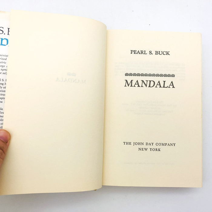 Mandala Hardcover Pearl S. Buck 1970 Mysticism India Royalty Love Book Club Ed 8