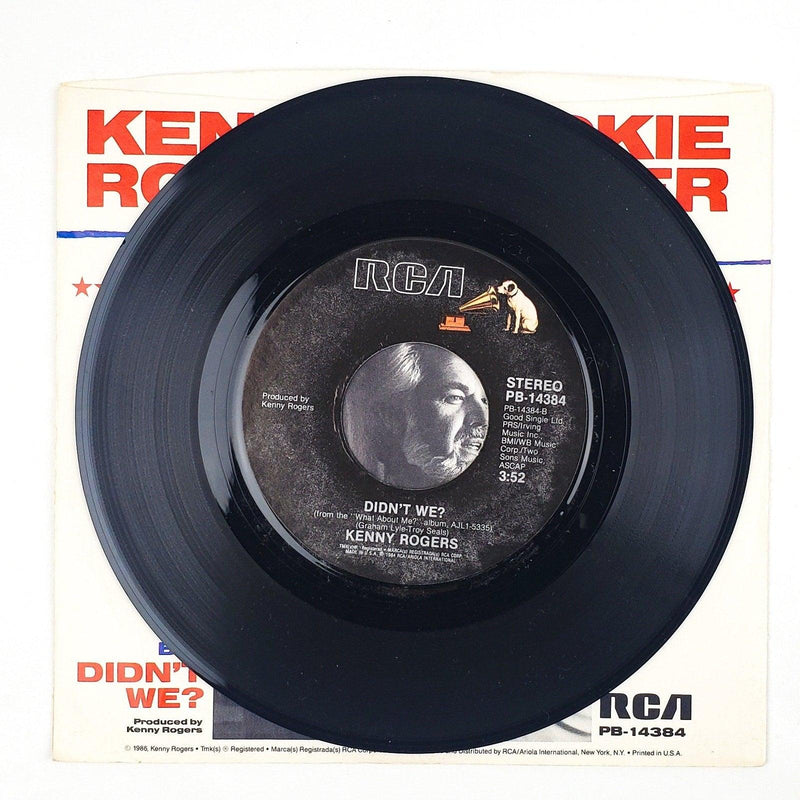 Kenny Rogers The Pride Is Back Record 45 RPM Single PB-14384 RCA 1986 4