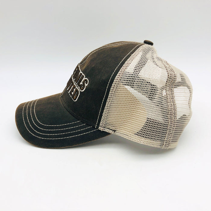 Whitetails Unlimited Baseball Cap Hat Strap Back Mesh Embroidered Deer Hunting