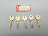 5x Yale RN12 1/2 Key Blanks JC Keyway Nickel Silver 6 Pin NOS 3