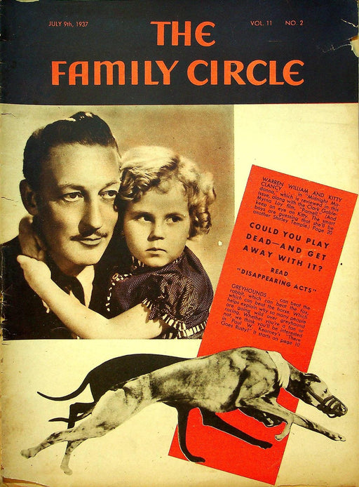 The Family Circle Magazine July 1937 Vol 11 No 2 Kitty Clancy, Vintage Ads 1