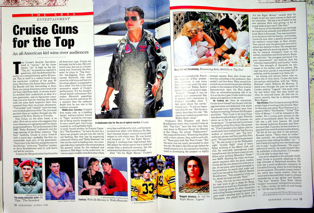 Newsweek Magazine June 9 1986 Ronald Pelton Soviet Spy Tom Cruise Top Gun