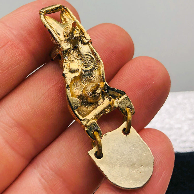 Vintage Lions Club Lapel Pin District 11-A2 Leader Dogs Michigan German Shepherd
