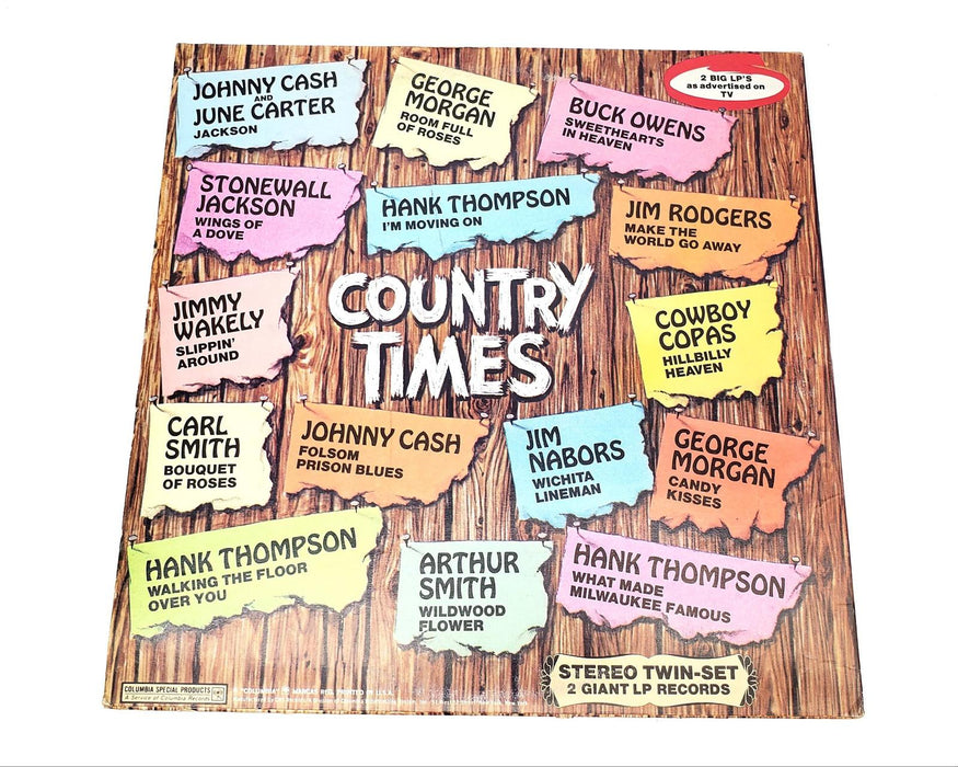 Country Times 2x LP Record Dynamic House, Inc. 1973 Johnny Cash, Lynn Anderson 2