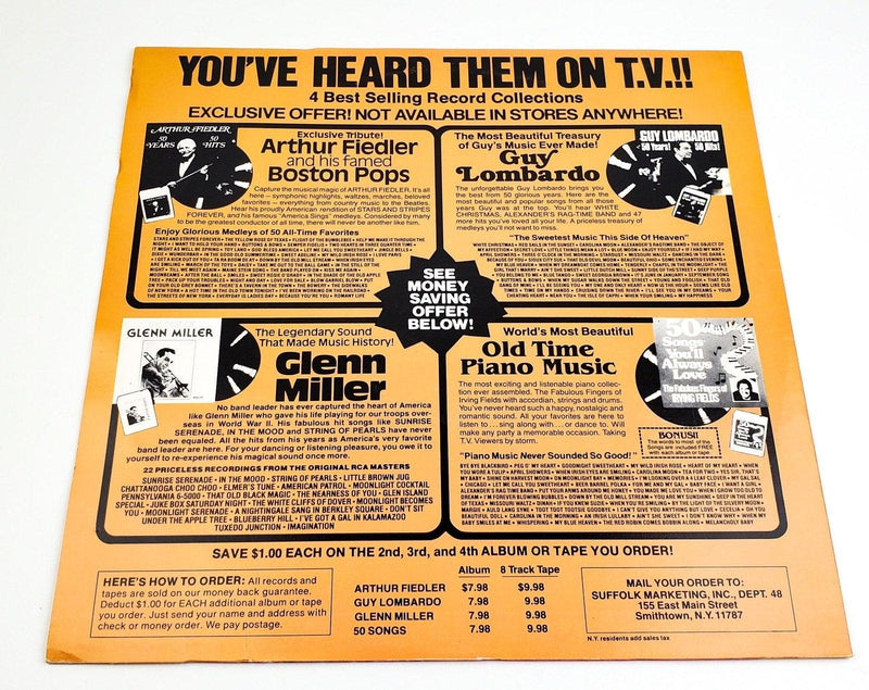 Kate Smith Her Very Best 33 RPM LP Record RCA 1980 DVL 1-0477 2