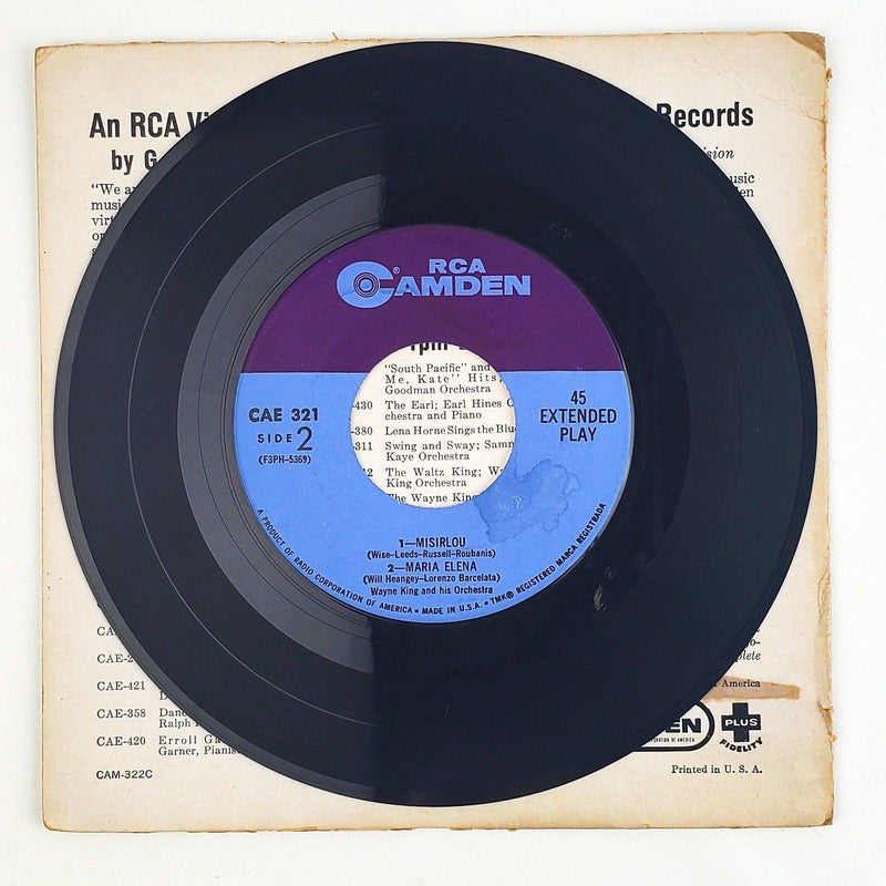 Wayne King & His Orchestra Let's Dance 45 RPM EP Record RCA 1955 CAE 321 5