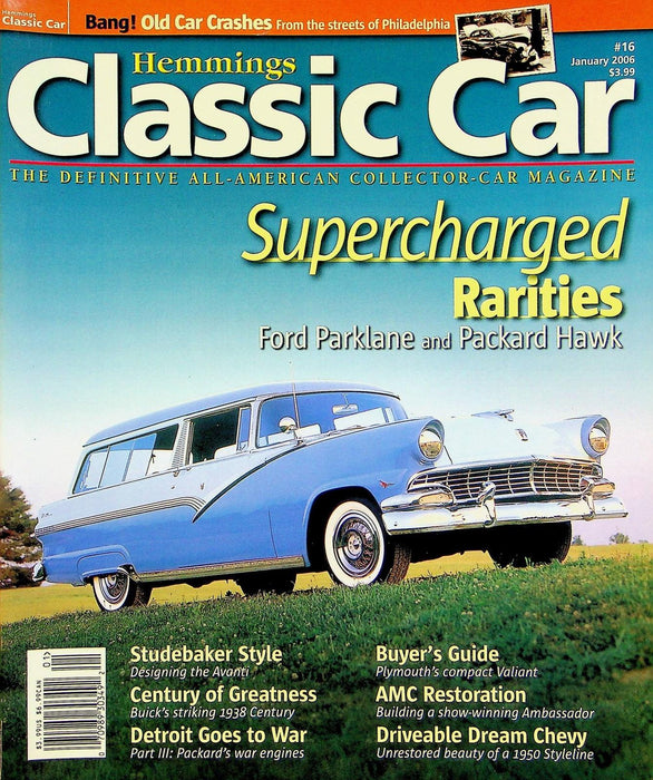 Hemmings Classic Car Magazine January 2006 Vol 2 # 4 Supercharged Rarities