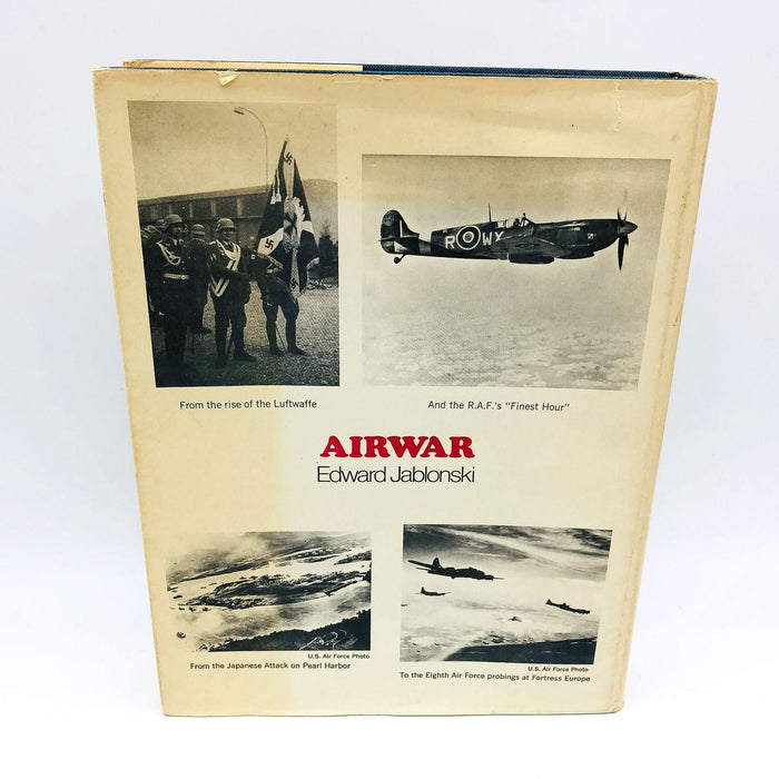 Airwar 1 Hardcover Edward Jablonski 1971 Book Club Edition WW2 Pearl Harbor Cpy2 11