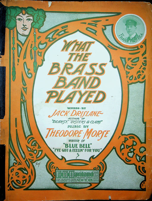 What The Brass Band Played Vintage Sheet Music Theodore Morse Jack Drislane 1904 1