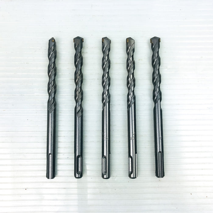 5-pk Rotary Hammer Drill Bits 7/16"x6" SDS Plus 3.5" LOC Carbide Tip Concrete