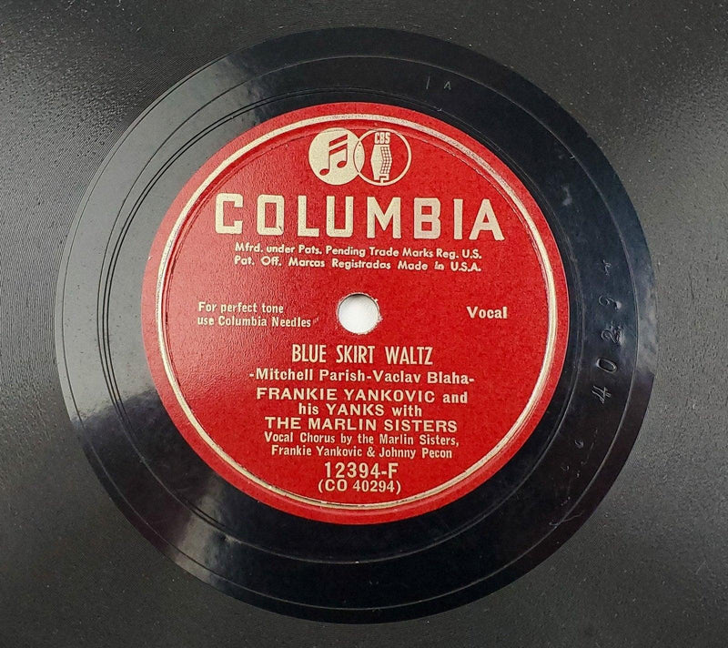 Frankie Yankovic Charlie Was A Boxer 78 RPM Single Record Columbia 1949 3