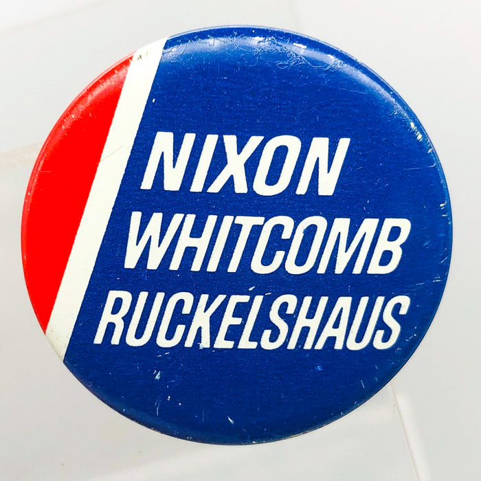 Nixon Whitcomb Ruckelshaus Button 1.25" Presidential Campaign Political 3