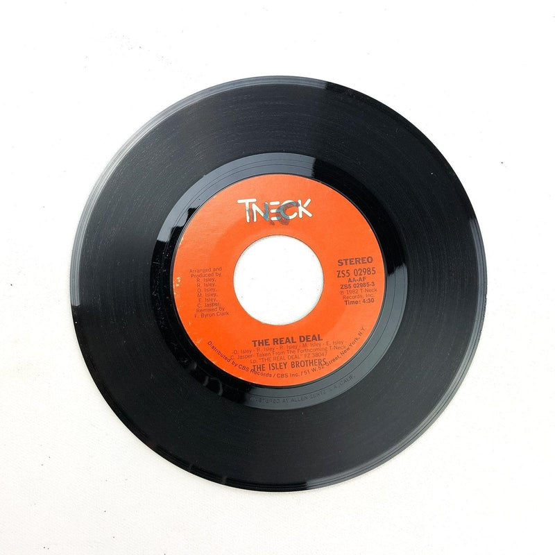 The Isley Brothers The Real Deal + Instrumental 45 RPM 7" Single T-Neck 1982 2