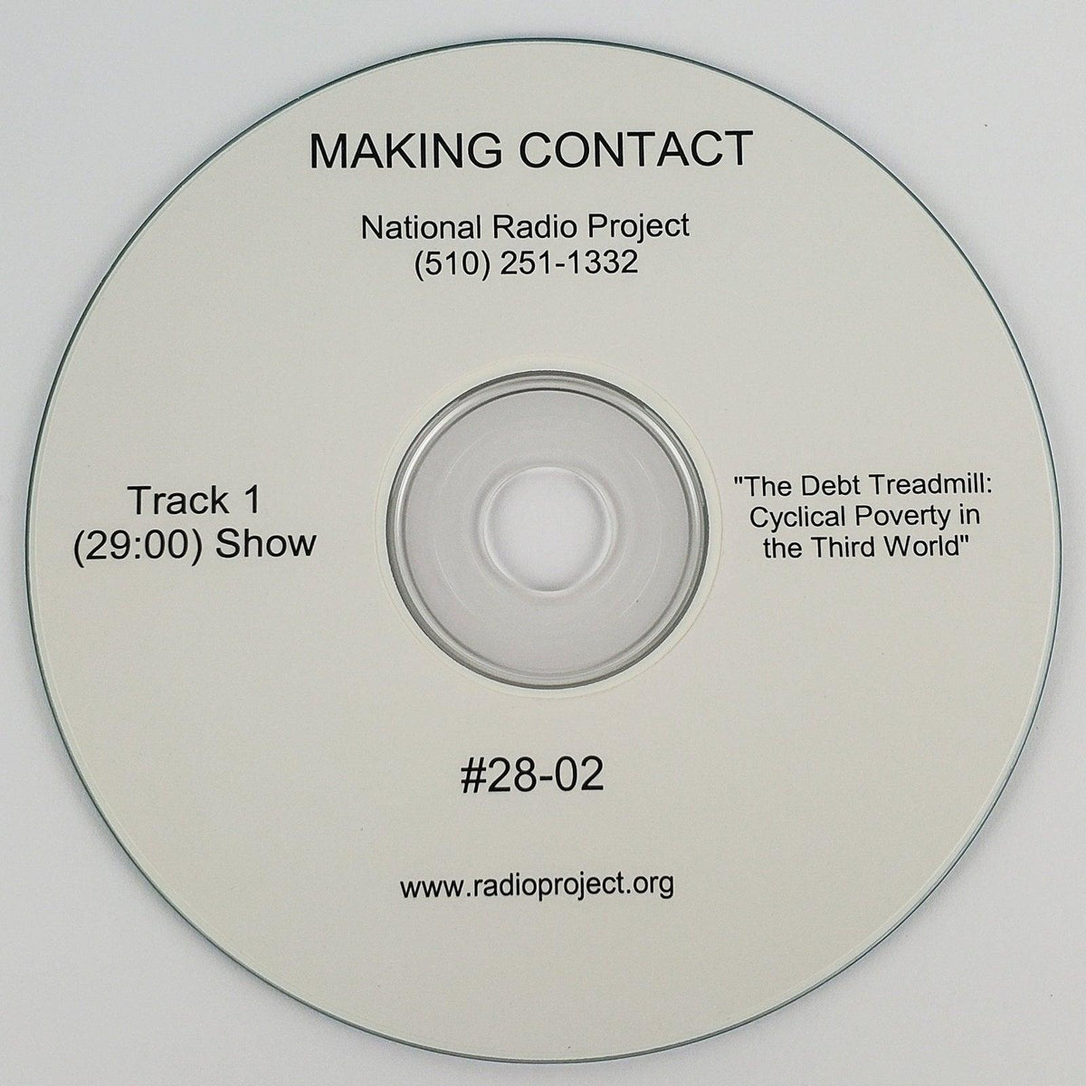 Making Contact #28-02 CD The Debt Treadmill: Cyclical Poverty in the T ...