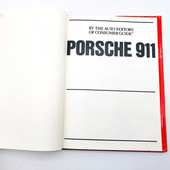 Porsche 911 HC Consumer Guide Editors 1987 1st Edition History Best Loved Model 7