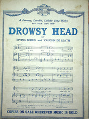 Vintage Sheet Music Tuck Me To Sleep In My Old Tucky Home 1921 Young Lewis Meyer 2