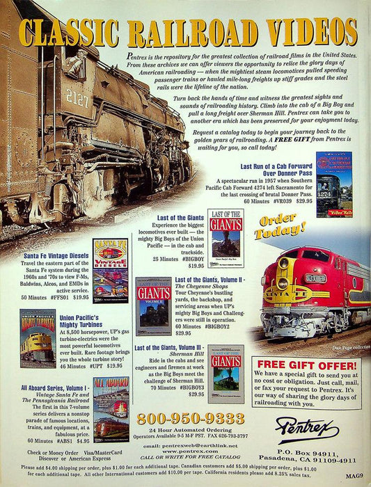 Classic Trains Magazine Fall 2000 Vol 1 No 3 Midwestern Swing, 1953