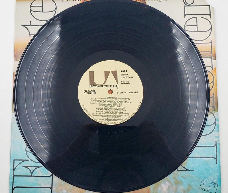 Ferrante Teicher Beautiful Beautiful 33 RPM LP Record United Artists 1974 6