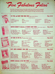 O Oh! Sheet Music Byron Gay Arnold Johnson Piano Vocal 1953 Pee Wee Hunt 2