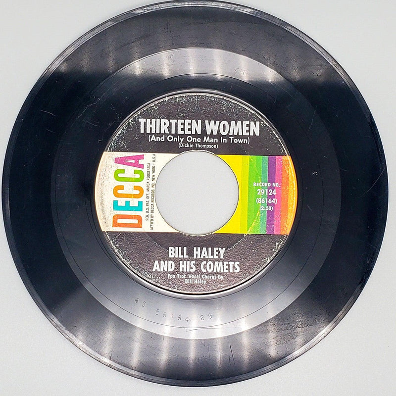 Bill Haley And His Comets Thirteen Women Record 45 RPM Single 29214 Decca 1954 1