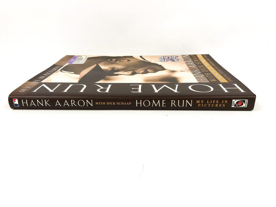 Hank Aaron My Life in Pictures Home Run Hardcover Dick Schaap 1999 Coffee Table 3