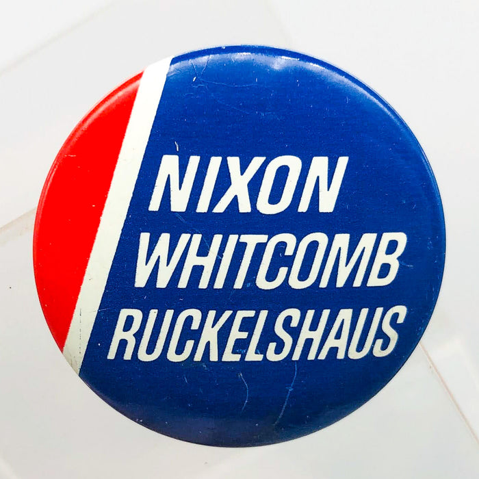 Nixon Whitcomb Ruckelshaus Button 1.25" Presidential Campaign Political 7