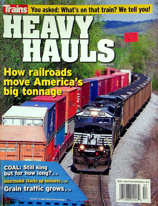 Trains Magazine September 2015 No 14 How Railroads Move America's Big Tonnage