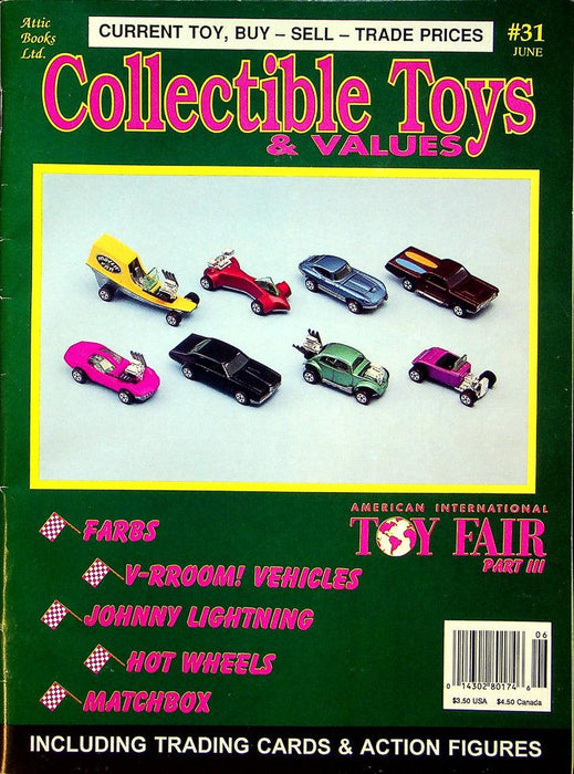 Collectible Toys & Values Magazine June Vol 1 No 31 Farbes V-Room Vehicles 1