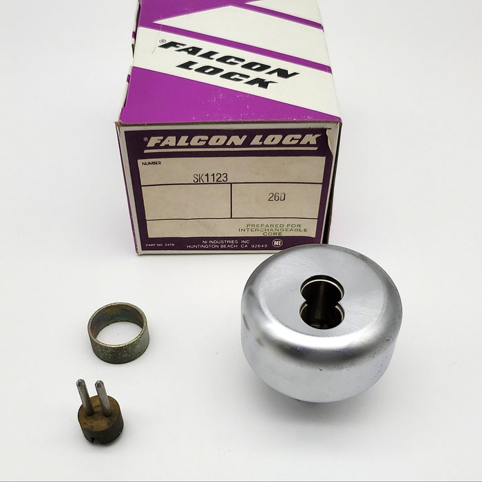 Falcon SK1123 Conversion Knob For Yale 5400 & 6200 Satin Chrome US26D Series