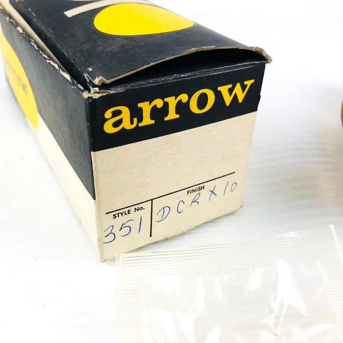 Arrow 351 Panic Proof Door Knob Lockset Keyed Cylinder DCR X10 Satin Bronze 3