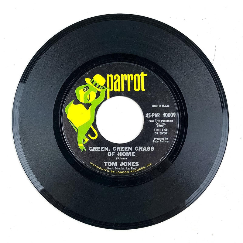 2 45 RPM Once Upon a Time / Green, Green Grass of Home Tom Jones London Rec. 5