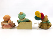 Cherished Teddies Little Jack Horner, Beary Happy Wishes, Future Beareth 3pcs 5