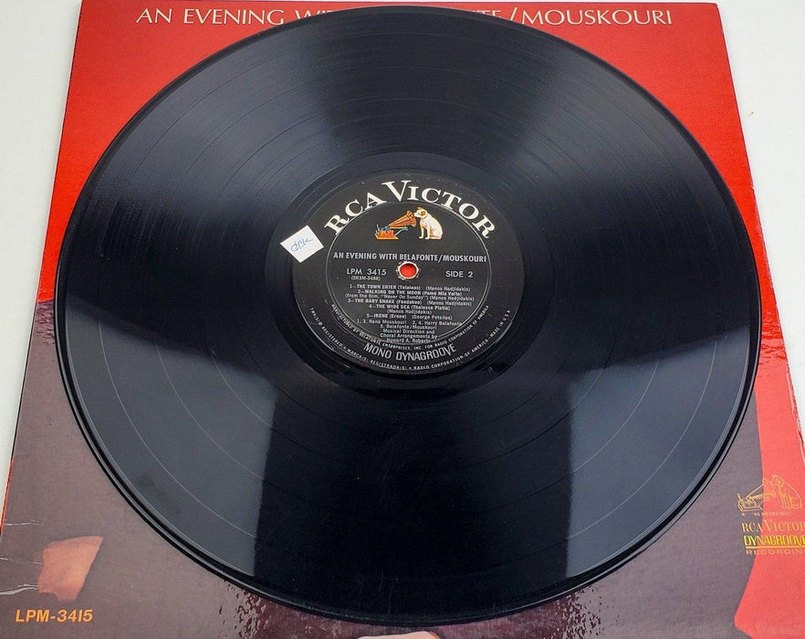 Harry Belafonte An Evening With Belafonte Mouskouri 33 RPM LP Record RCA 1965 6