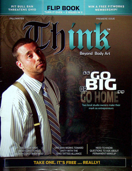 Think Beyond Body Art Magazine Fall Winter 2008 Cleveland Tattoo Alligator Ink