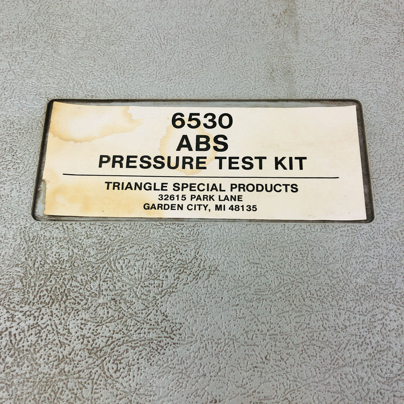 Triangle Special Products 6530 ABS Pressure Test Kit With Case And Extras