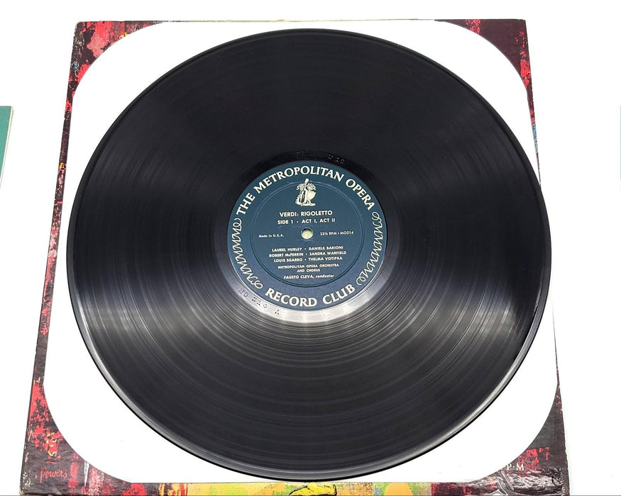 The Metropolitan Opera House Orchestra Rigoletto 33 RPM LP Record MO214 7