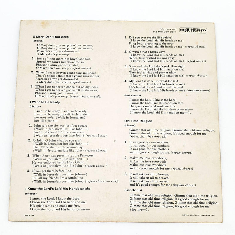 Tennessee Ernie Ford Sing A Spiritual With Me 45 EP Record Capitol EAP 2-1434 2