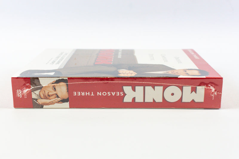 Monk Season 3 DVD Box Set 4 Discs - Universal 2005 | NEW SEALED