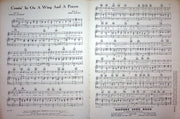 Sheet Music Comin' In On A Wing And A Prayer Jimmy Dorsey 1943 WW2 US Air Force 2